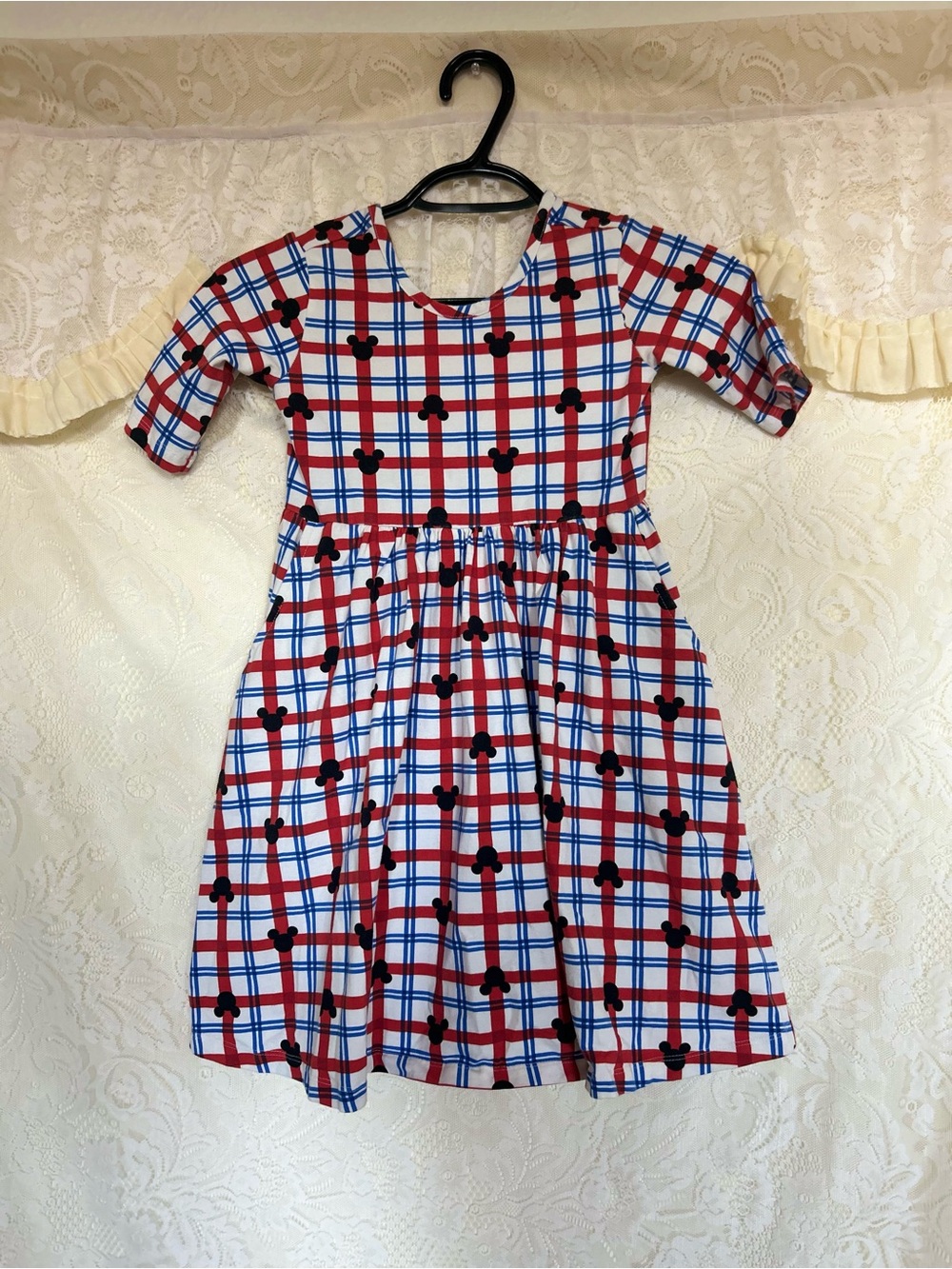 Hanna Amdersson Disney Minnie Mouse Plaid Dress 6/7y